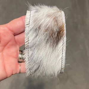 Cowhide Cuff Bracelet
